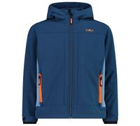 CMP - Boy's Jacket Fix Hood Softshell - Softshell jacket size 116, blue