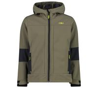 CMP - Boy's Jacket Fix Hood Softshell - Softshell jacket size 116, olive