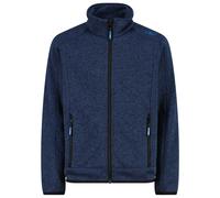 CMP - Boy's Jacket Jacquard Knitted - Fleece jacket size 140, blue