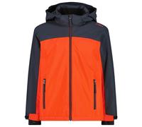 CMP - Boy's Jacket Snaps Hood Twill - Ski jacket size 128, red