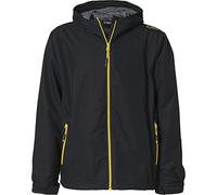 CMP BOY'S KID JACKET FIX HOOD ANTRACITE-LEMONADE 14 YEARS