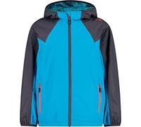 CMP Boy's Melange Knit Tech Heather Fleece Jacket with Hood, Woman, Light Geraneo, 48, Danube, 16 Years