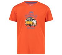 CMP - Boy's T-Shirt Piquet - Sport shirt size 104, red