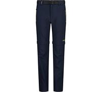 CMP Boy's Zip Off Pant Blue-Lime Green 8 Years