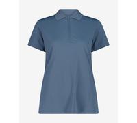 CMP Breathable Zip short sleeve polo shirt night blue women - M