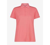 CMP Breathable Zip short sleeve polo shirt pastel pink women - S