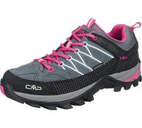CMP Campagnolo Women's Rigel Low High Rise Hiking Shoes, Grey Fuxia Ice, 7 UK