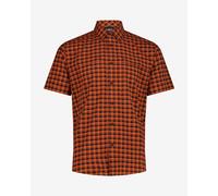 CMP Chequered Short Sleeve Shirt Orange Black - 52