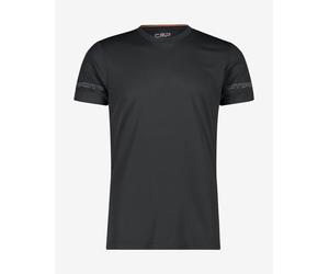 CMP Colour Block Short Sleeve T-Shirt Carbon Black - 50