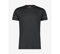 CMP Colour Block Short Sleeve T-Shirt Carbon Black - 52