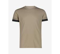 CMP Colour Block Short Sleeve T-Shirt Light Beige Brown - 50
