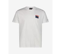 CMP Cotton Print Regular Short Sleeve T-shirt pure white red blue - 50