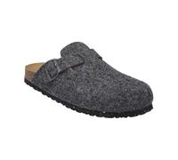 CMP ECO TARAZ Men’s Sustainable Felt Slippers - Recycled Materials, Cork Footbed & Arch Support. Designed in Italy for Indoor Comfort., Carbone Mel, 7 UK