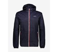 CMP - Man Jacket Rain Fix Hood, Navy, XXXL