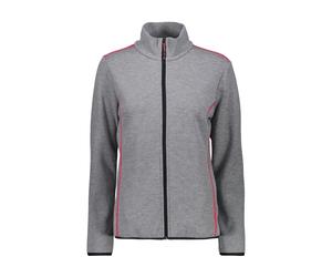 Cmp Fleece Jacket Woman Jacket Gray Breathable Warming Mélange