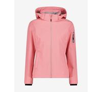 CMP Full Zip Hood Softshell Jacket Cloud Pink Women - XS