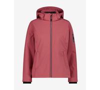 CMP Full Zip Hood Softshell Jacket Raspberry Pink Women - XXS