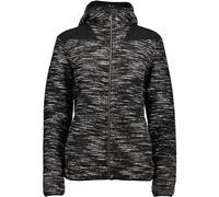 CMP Functional Jacket Wool Fleece Jacket Black WoolTech Insulated