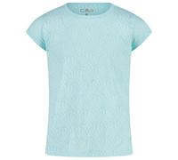 CMP - Girl's Burnout Jersey T-Shirt - T-shirt size 140, blue