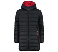 CMP - Girl's Down Coat Fix Hood Taffeta - Coat size 128, black