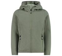 CMP - Girl's Jacket Fix Hood Jacquard Knitted - Fleece jacket size 140, olive