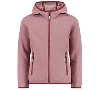 CMP - Girl's Jacket Fix Hood Jacquard Knitted - Fleece jacket size 140, pink
