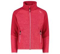 CMP - Girl's Jacket Jacquard Knitted Stripes - Fleece jacket size 116, red