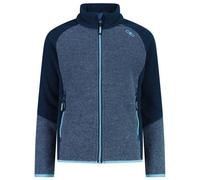 CMP - Girl's Jacket Jacquard Knitted Stripes - Fleece jacket size 98, blue