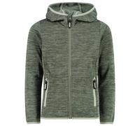 CMP - Girl's Jacquard Knitted Jacket Fix Hood - Fleece jacket size 116, olive