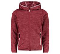 CMP - Girl's Jacquard Knitted Jacket Fix Hood - Fleece jacket size 152, red