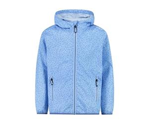 CMP GIRL'S KID JACKET RAIN FIX HOOD SKY 10 YEARS