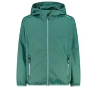 CMP - Girl's Packable Jacket Rain Fix Hood - Waterproof jacket size 140, turquoise