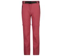 CMP - Girl's Stretch Zip Off Pant - Zip-off trousers size 140, red