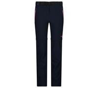 CMP - Girl's Stretch Zip Off Pant - Zip-off trousers size 98, black/blue