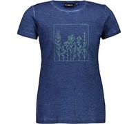 CMP Girls' T-Shirt Jersey 100% Cotone, Blue, 110