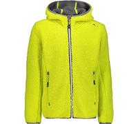 CMP Girls' Teddy Fleece Jacket with Hood, girls, 30P1445, lime, 98