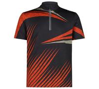 CMP - Half Zip T-Shirt - Cycling jersey size 48, black