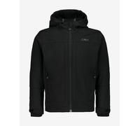 CMP Hood Fix Softshell Jacket Black Kids - 4