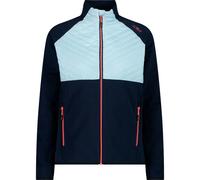 CMP Hybrid Stretch Performance Jacket Deep Blue Light Blue Women - XS