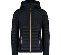 Hybrid hooded puffer jacket for girls CMP Gris 4 ans