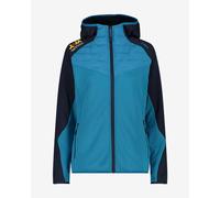 CMP Hybrid Stretch Performance Hooded Jacket Blue Women - XXS