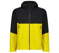 CMP - Jacket Fix Hood 2 Layer - Waterproof jacket size 56, yellow/black