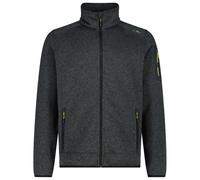 CMP - Jacket Jacquard Knitted 3H60747N - Fleece jacket size 50, black/grey