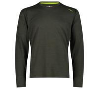 CMP - Jacquard L/S T-Shirt - Sport shirt size 56, olive