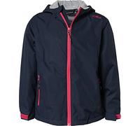 CMP - Kid G Jacket Fix Hood, Black Blue, 110