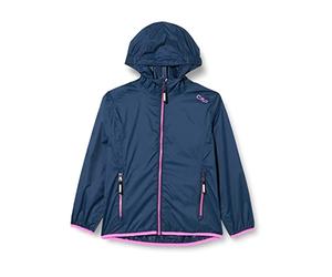 CMP - Kid G Jacket Rain Fix Hood, Blue, 116