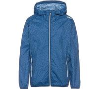 CMP - Kid G Jacket Rain Fix Hood, Blue, 140