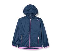 CMP - Kid G Jacket Rain Fix Hood, Blue, 140