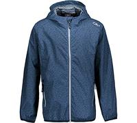 CMP - Kid G Jacket Rain Fix Hood, Blue, 152