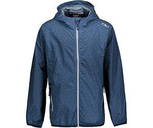 CMP - Kid G Jacket Rain Fix Hood, Blue, 176